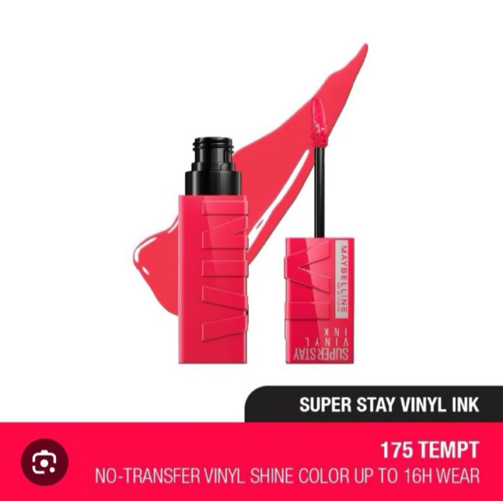 Lipstick Maybelline Superstay Vinyl Ink Lipstick 175 Tempting