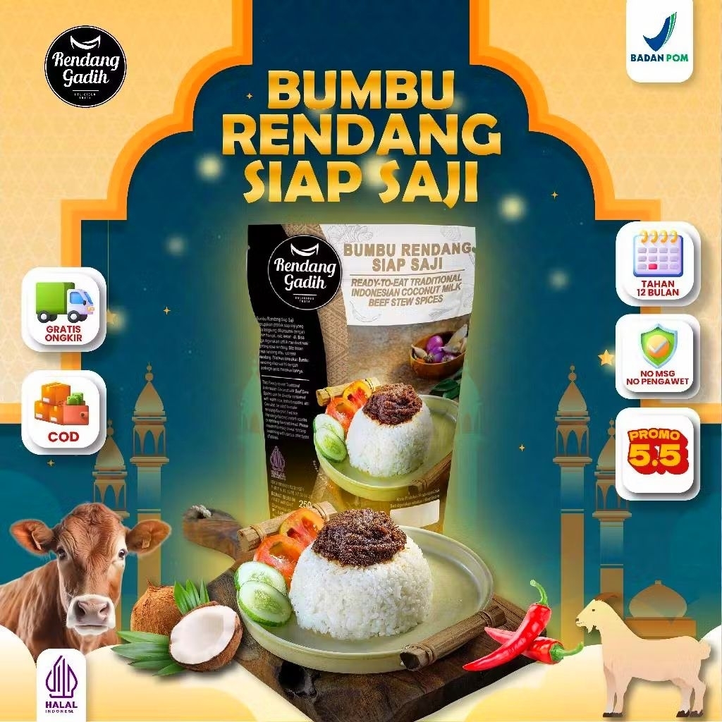 Bumbu Rendang  Padang Siap Saji by Rendang Gadih