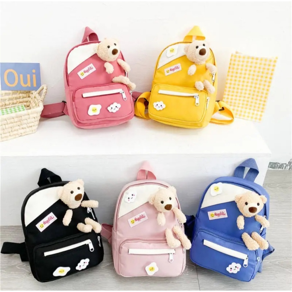Tas anak stely import kekinian cewek cowok fashion PAUD TK