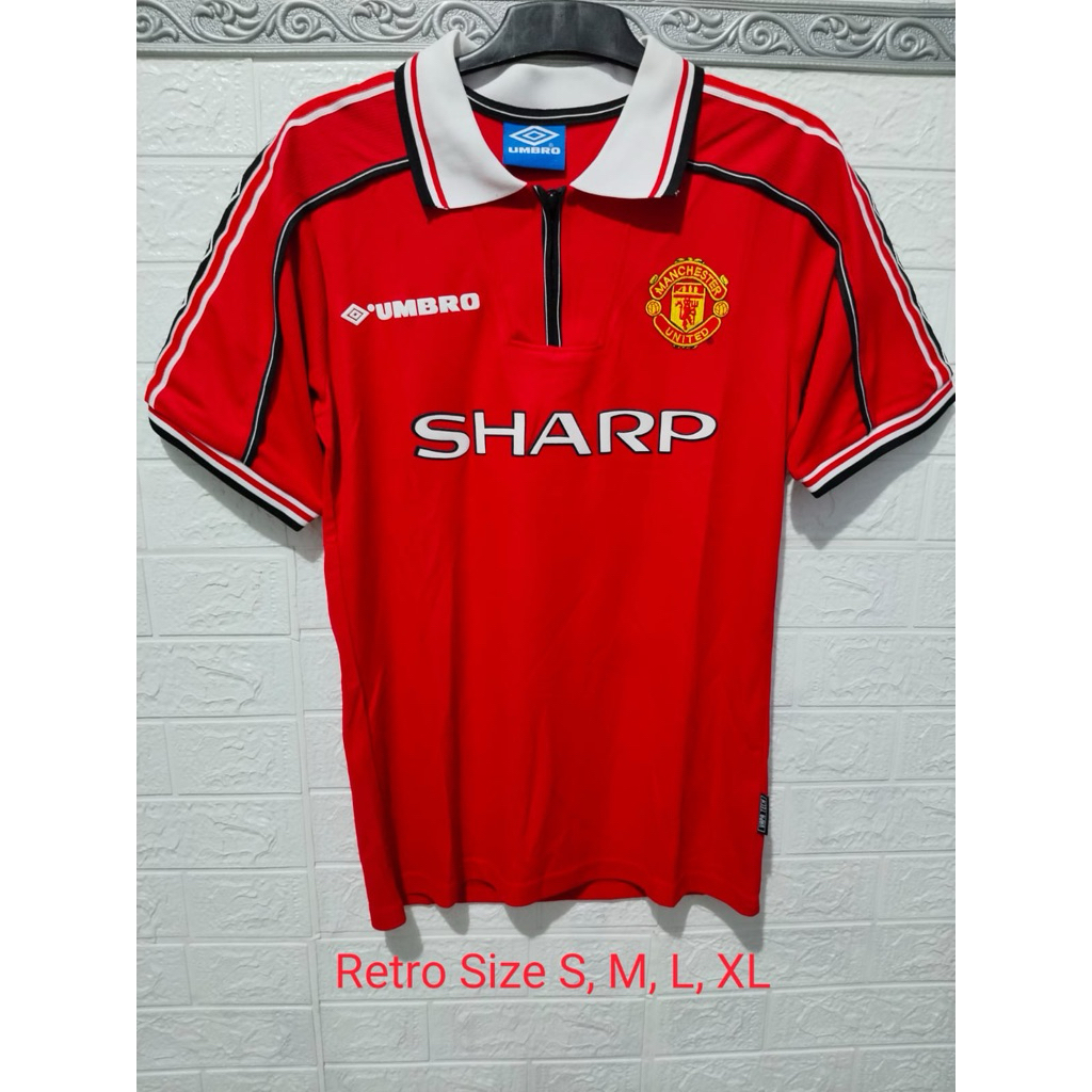 Jersey Retro Mancester united Home 1998-1999 Umbro