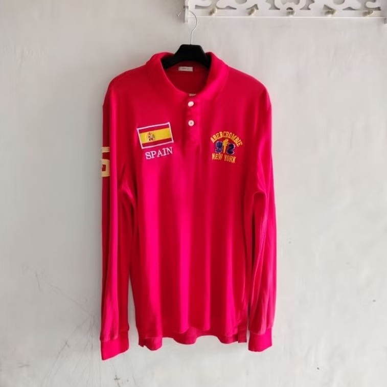 KAOS polo SIZE L lengan panjang Abercrombie fitch