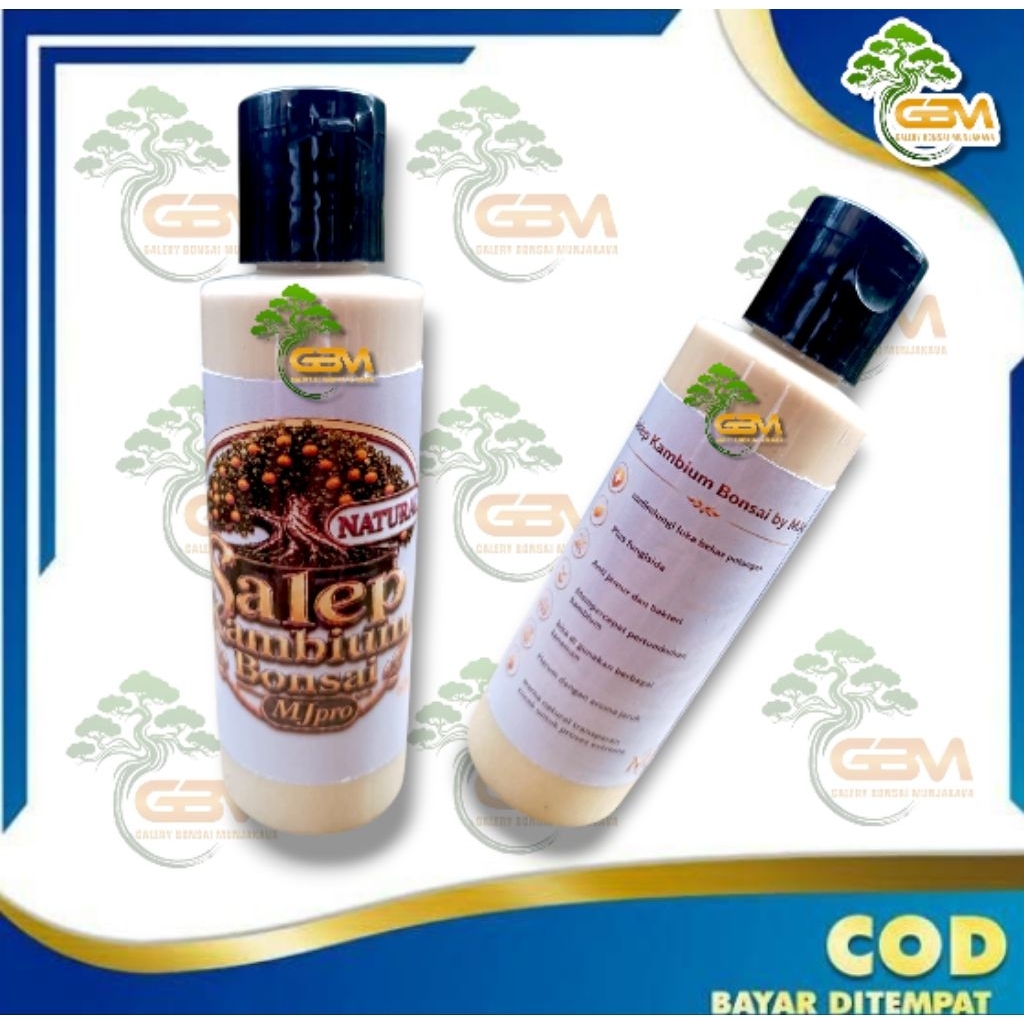 GBM NATURAL salep Kambium bonsai MJpro 60ml botol bening