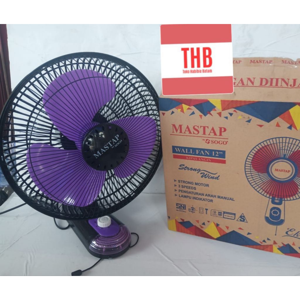 Kipas angin dinding 12 inchi mastap sogo