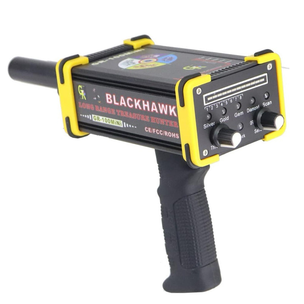 Black Hawk Metal Detector GR 100 MINI Alat Pelacak Emas Logam Berlian