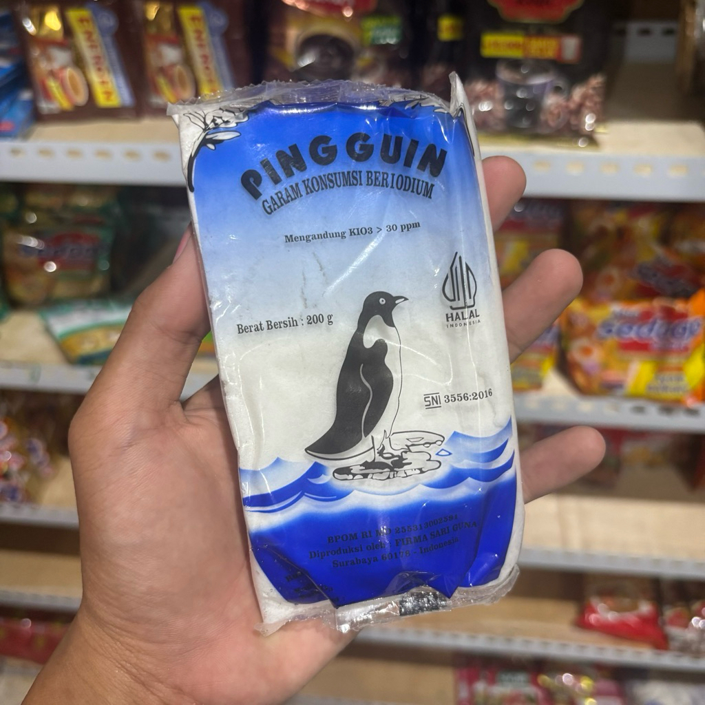 1 Ball Garam kaptein Garam Konsumsi Pingguin 200gram