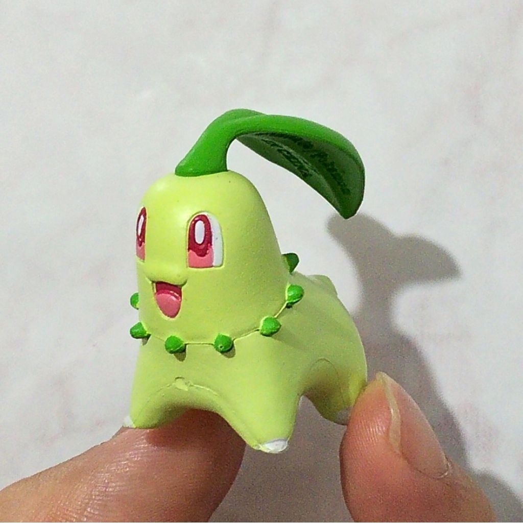 Figur Nintendo Pokemon Chikorita Tomy – Mini Figure Original Color Like New