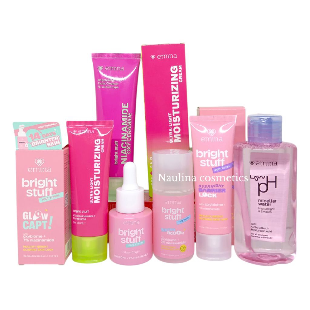 Emina Paket Bright Stuff/Emina Skincare Remaja/Emina Bright Stuff