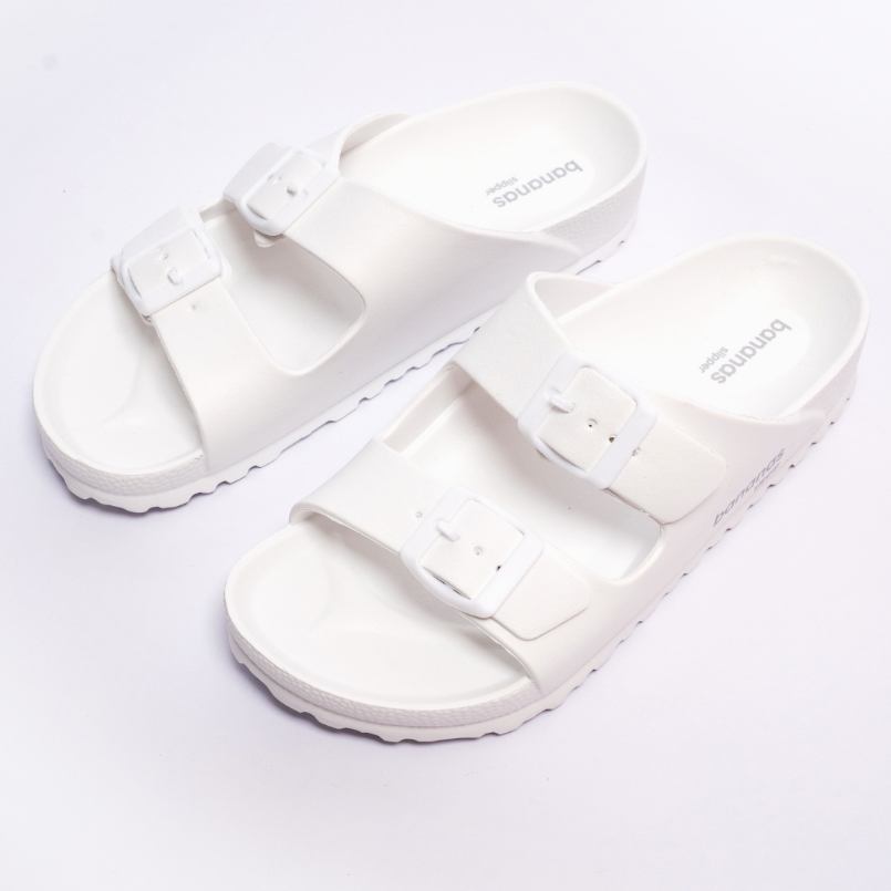 Bananas Slipper Sandal Burro White Unisex