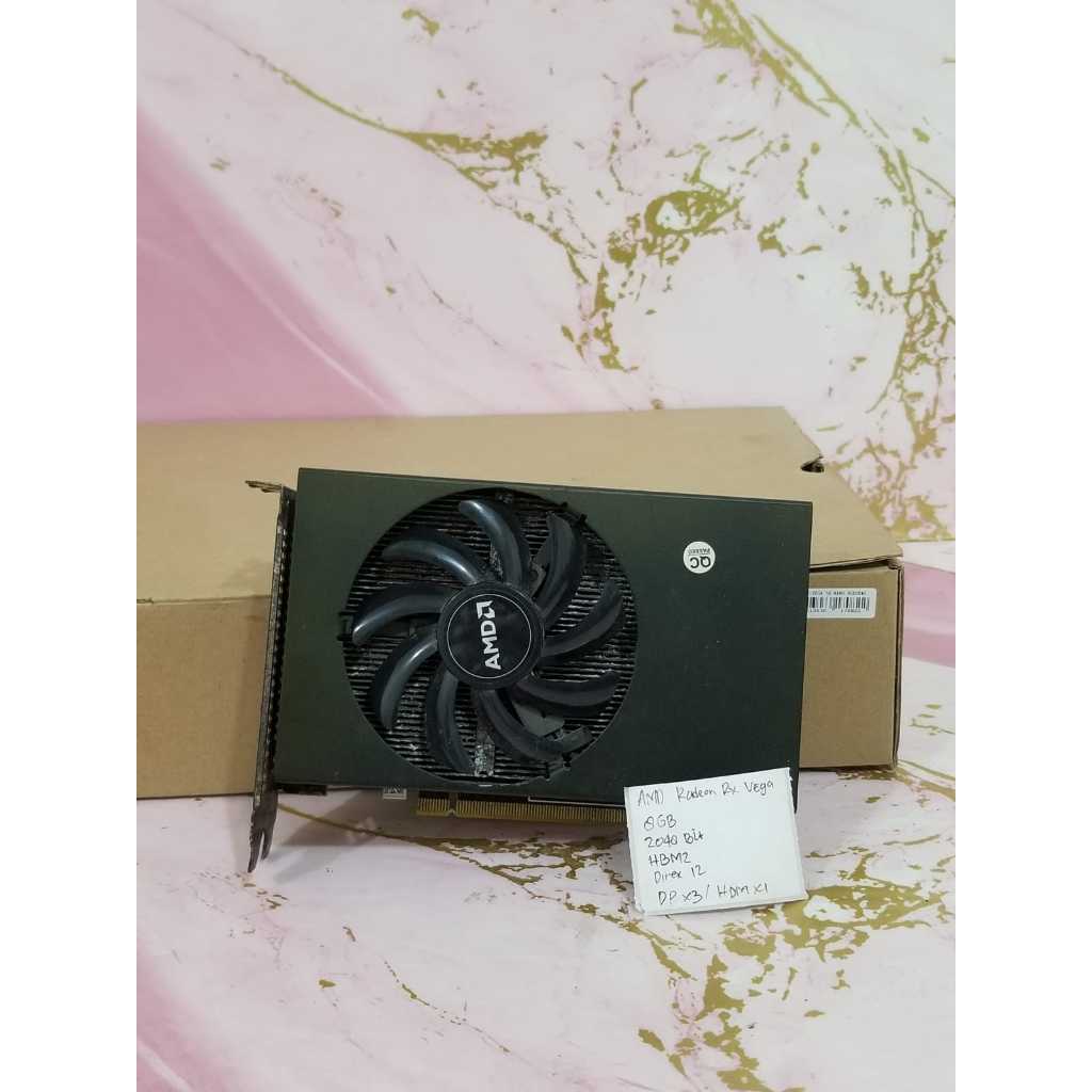 VGA AMD RADEON RX VEGA 56  8GB  HBM2  2048 BIT DIRECTX 12   PORT:  3X DP 1 X HDMI   8 PIN POWER
