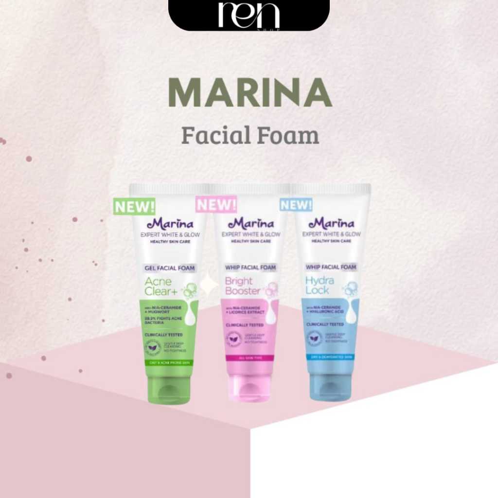 Marina Whip Facial Foam 100ml/ Marina Gel Facial Foam