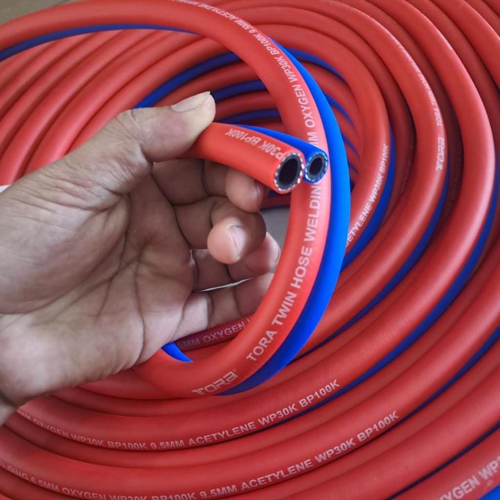 TORA Selang Las Double Twin Welding Hose Blender Las Potong Karbit OXY LPG [15 METER ] ORIGINAL TORA