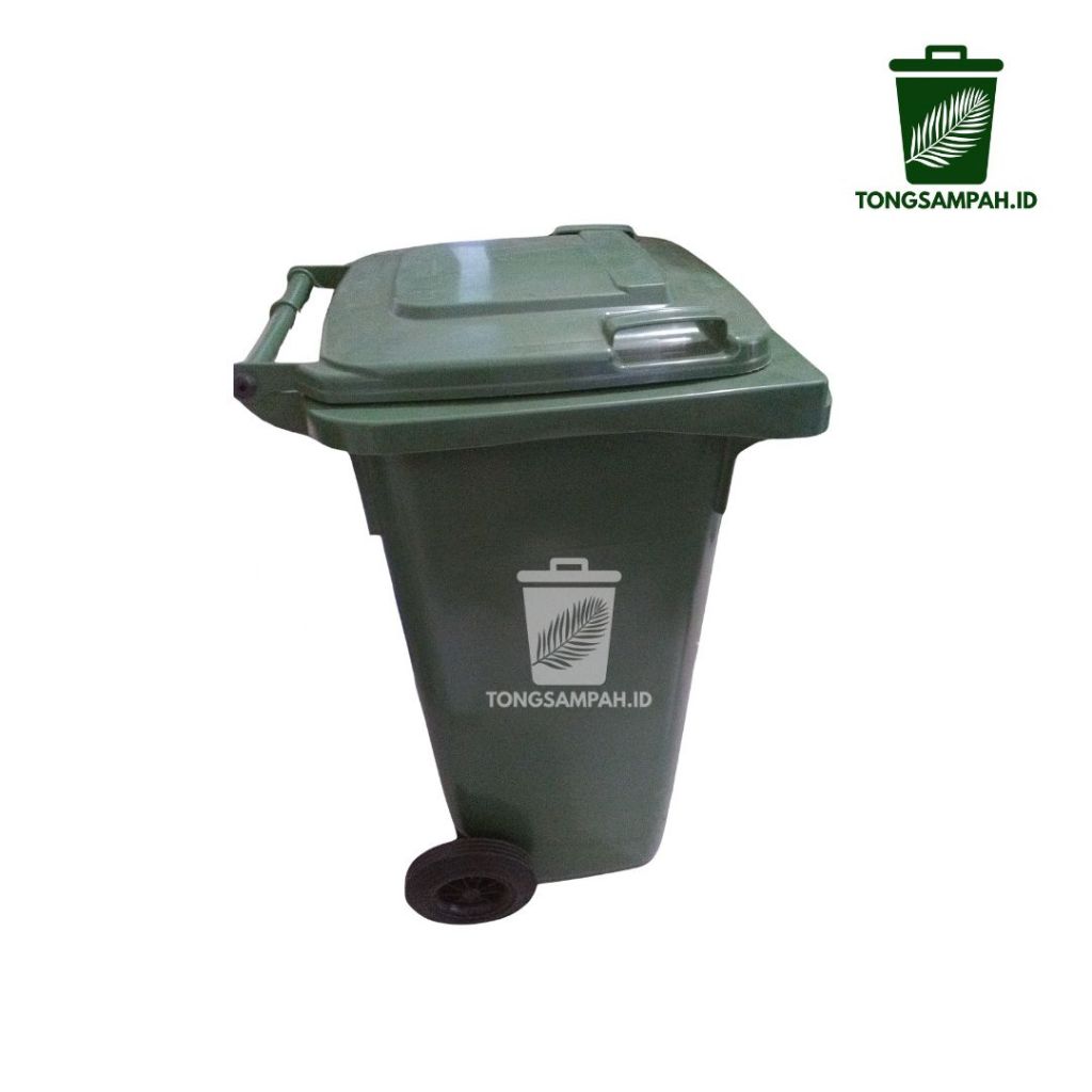 Tong sampah plastik roda 120 liter