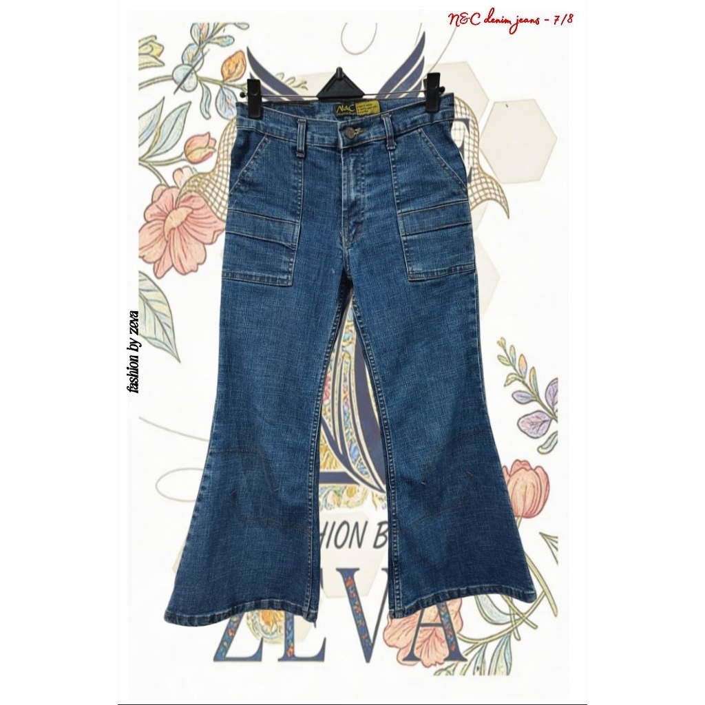 PRELOVED - Celana Jeans Cutbray Wanita