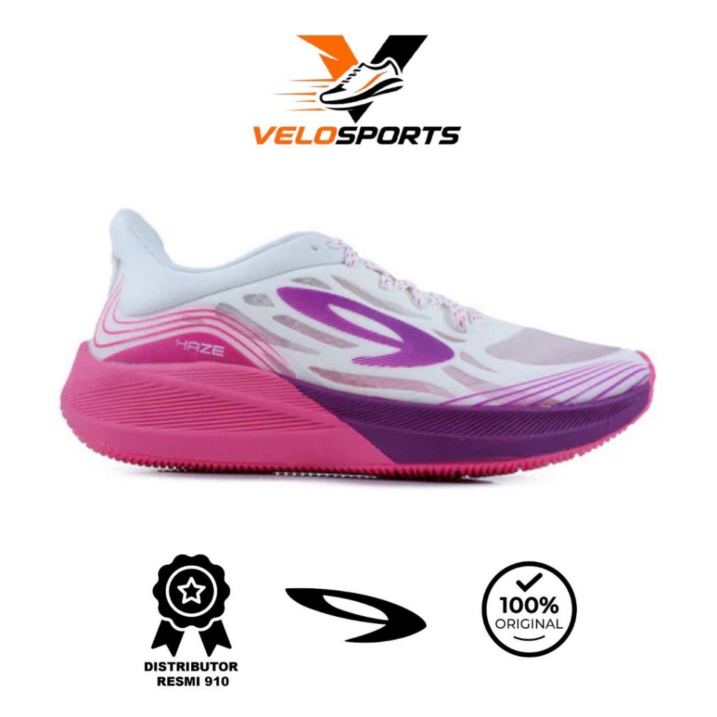 Velo - 910 Nineten HAZE VISION 1.0 - Putih/Ungu/Merah-Md