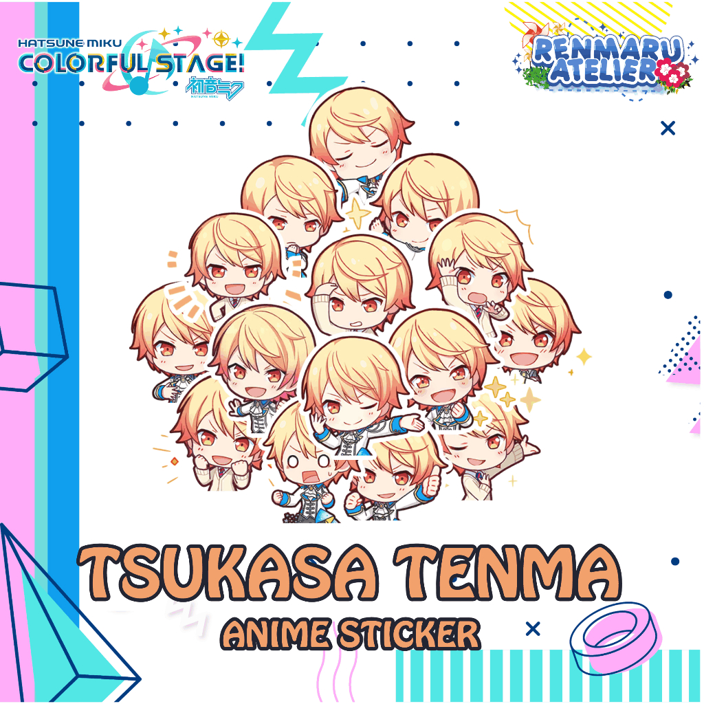 Stiker Anime Game Project Sekai TSUKASA TENMA | Stiker Laptop HP