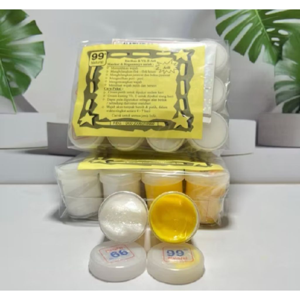 Cream Natur Siang & Malam Vit E,Bersegel