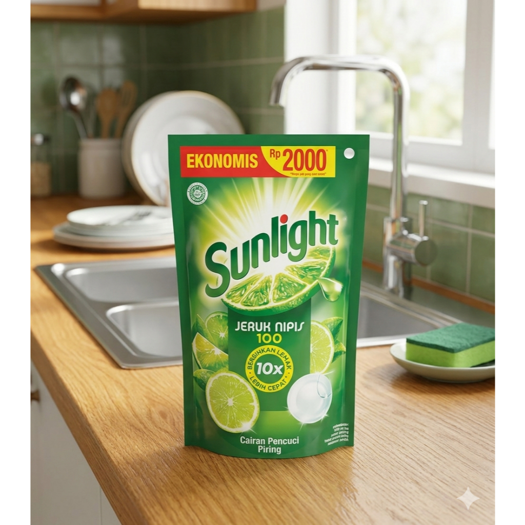 Sunlight 90ML / Sunlight Sabun Cuci Piring 90ml / Sabun Cuci Piring Sunlight Jeruk Nipis 90 ml