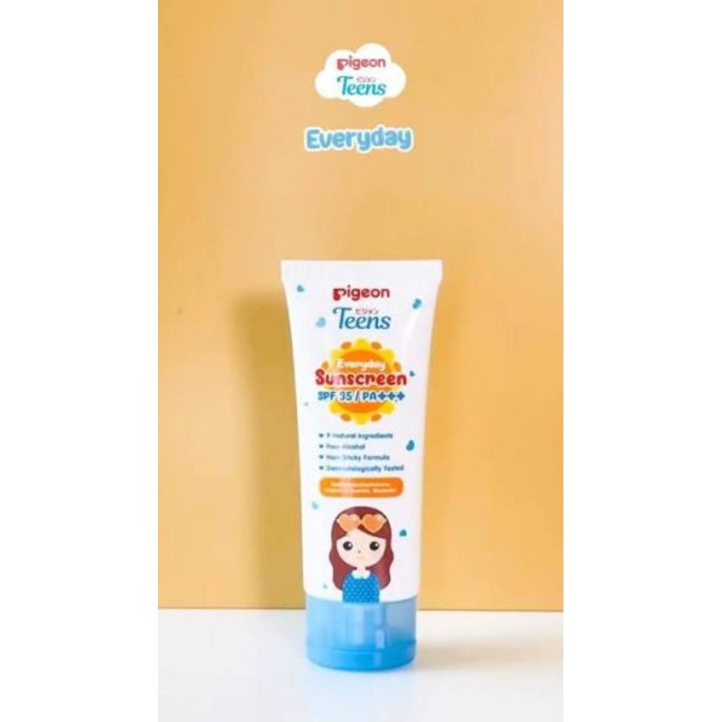 pigeon teens sunscreen spf 35 30ml | sanskrin anak | kosmetik | pelembab