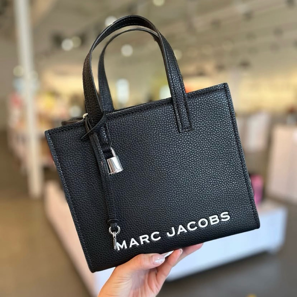 Mini grind mj tote bag black navy cognac pine