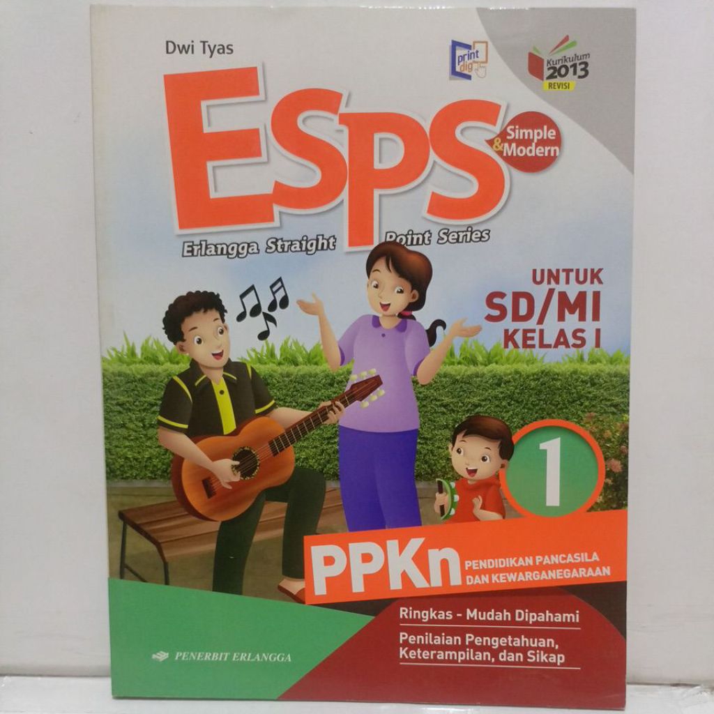 ESPS PPKN 1SD/MI KELAS I KURIKULUM 2013 REVISI ERLANGGA