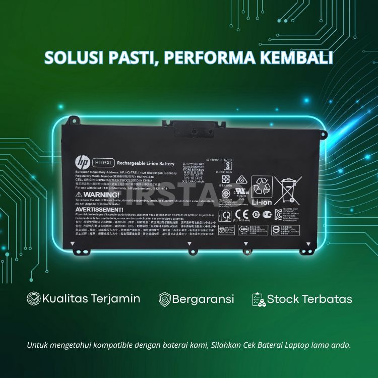 Baterai for laptop HP 14s-DK0005AU 14s-DK0115AU 14s-DK0126AU 14s-DK0135AU