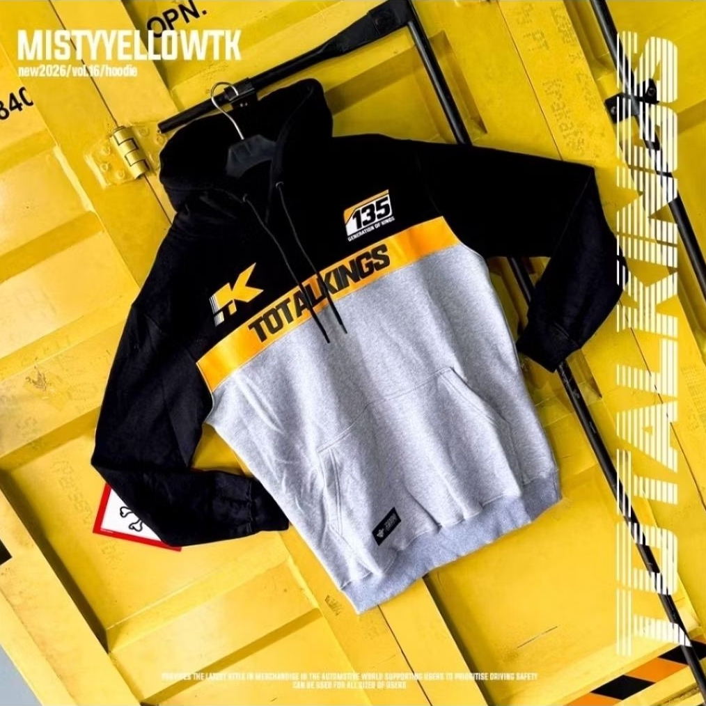 HOODIE TOTAL KINGS MISTY GREY YELLOW VOL 16 SPECIAL EDITION 2026