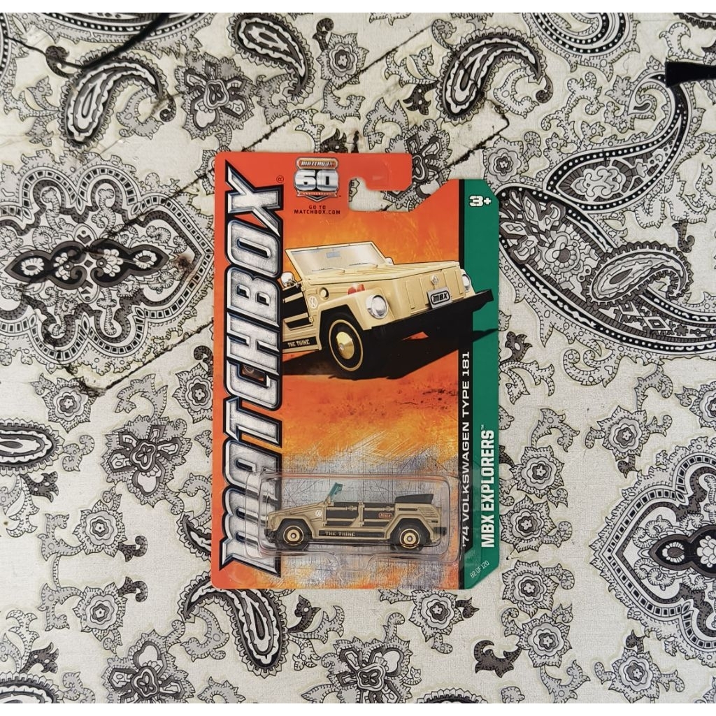 Matchbox 2012 VW Camat type 181 coklat
