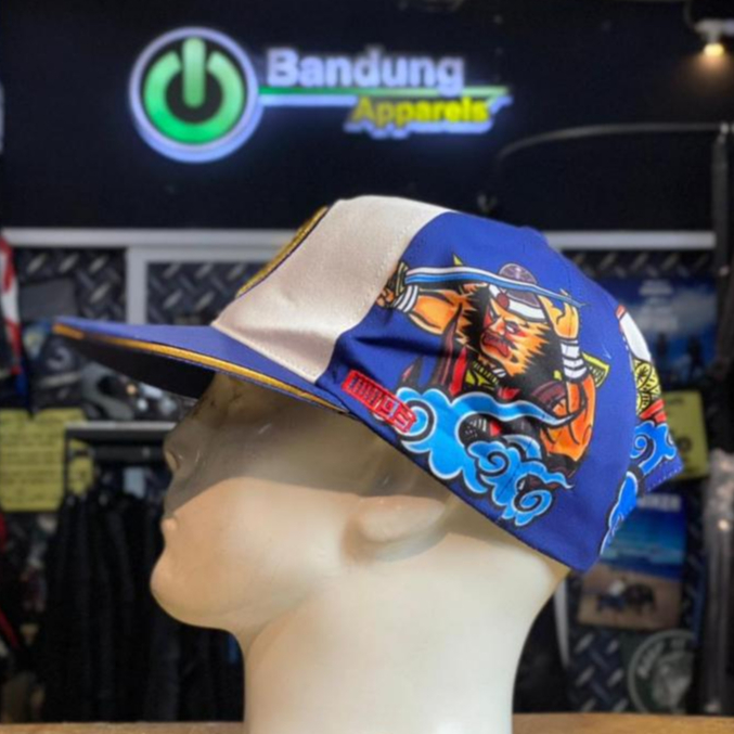 Topi Premium logo Motegi 3 Snapback Topi Casual Touring Riding Marquez Motegi 3