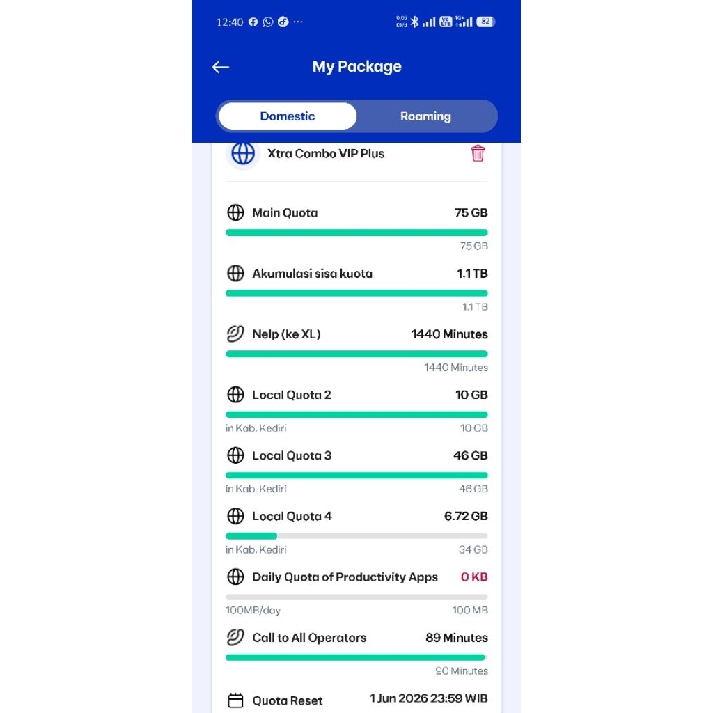 XL Diskon 90% Vip