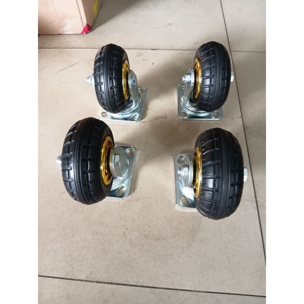 Roda karet hd 5inch hidup MURAHHH toda lori 5"
