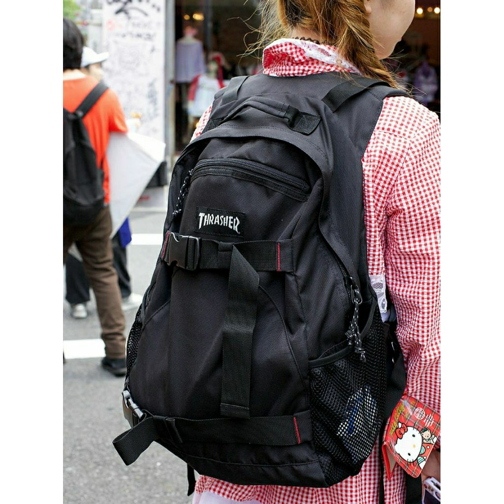 Thrasher Japan SK8 Hiking Skateboard Street Backpack