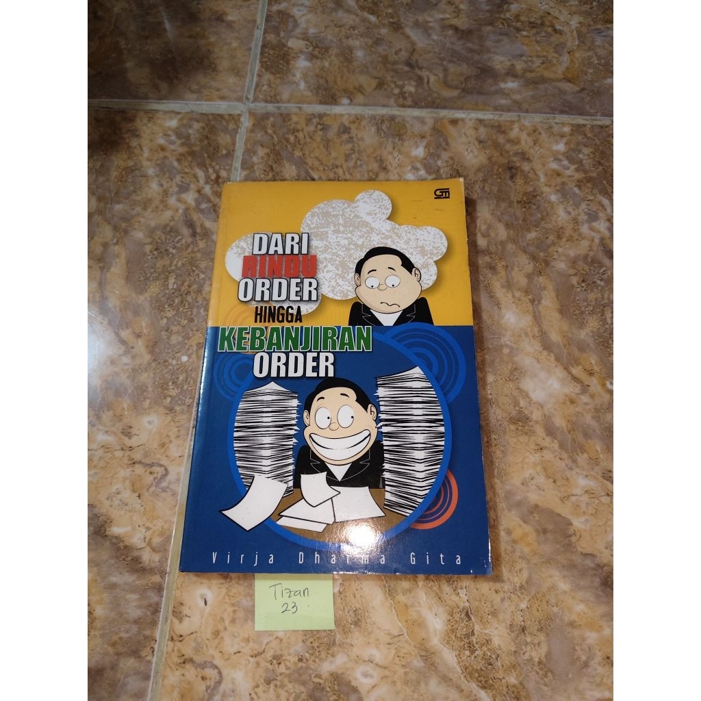 Buku Dari rindu order hingga kebanjiran order
