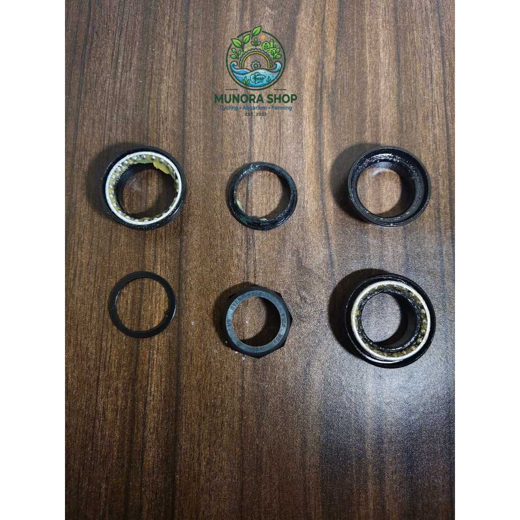 Headset Komstir Sepeda MTB Lipat HT 34mm diameter fork 28.6 Insert stem 25.4mm Drat Headset Polygon 