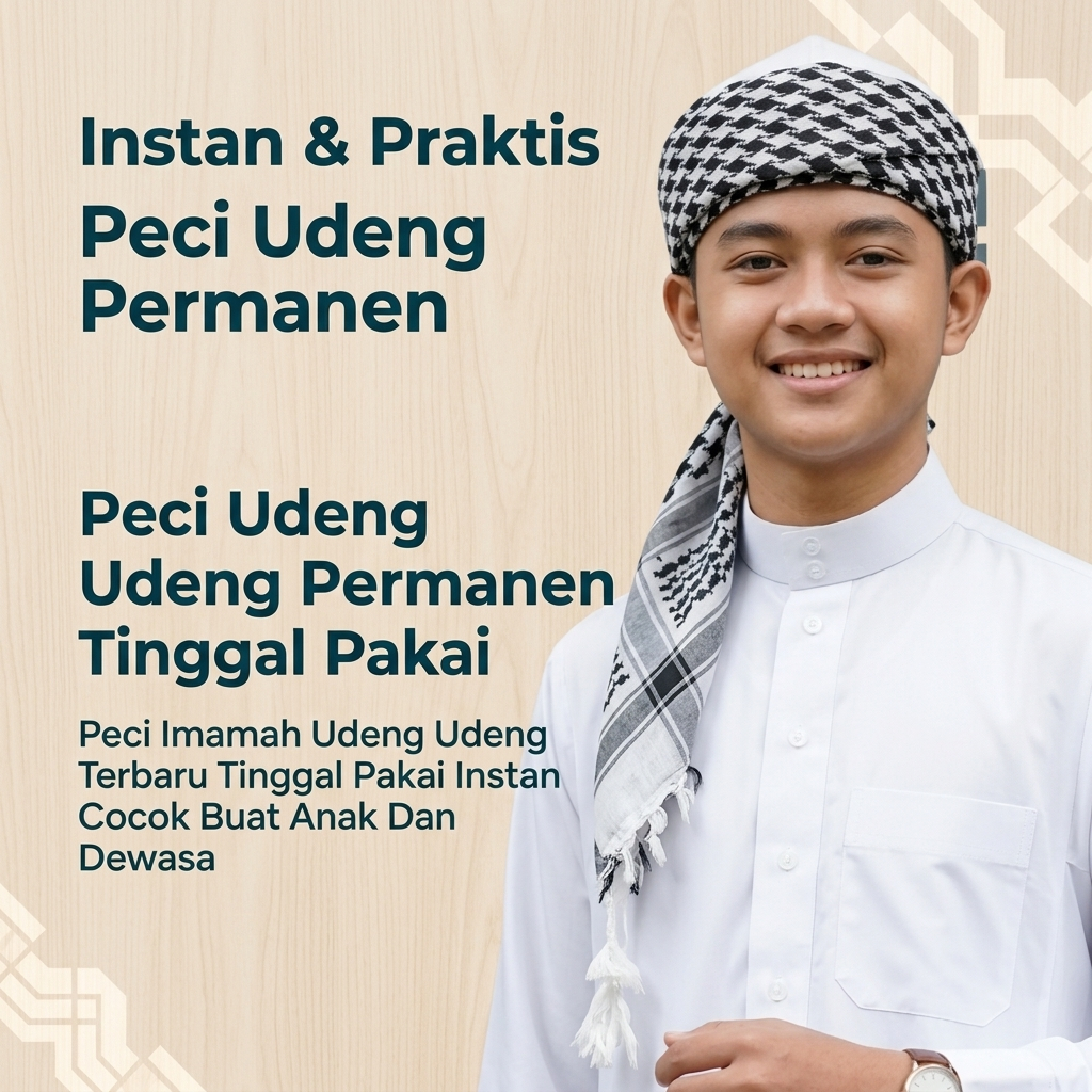 Peci Imamah udeng udeng Peci Udeng udeng Peci Imamah udeng Peci Imamah Peci Imamah permanen dewasa p