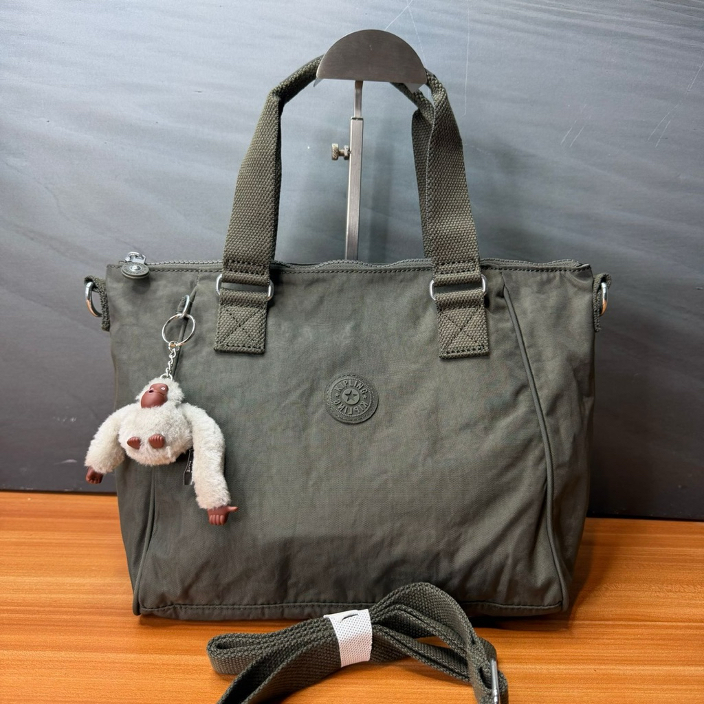 Kipling tote Amiel Green moss no pricetag