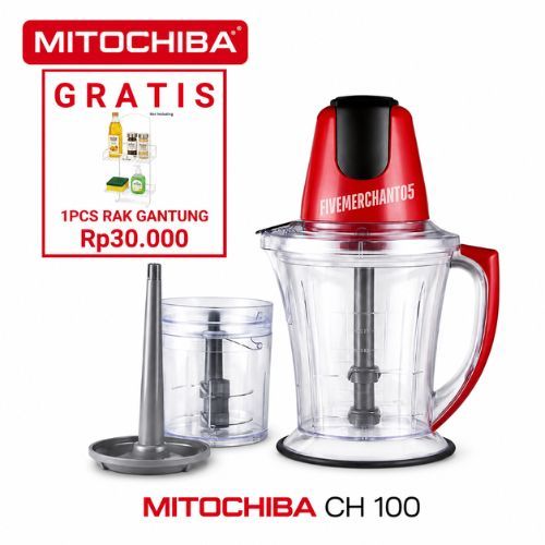 Food Chopper Mitochiba CH 100 Penggiling Daging Mitochiba CH-100 Penggiling Bumbu Mitochiba
