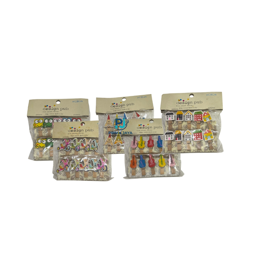 Penjepit foto | jepitan foto | wooden clip set