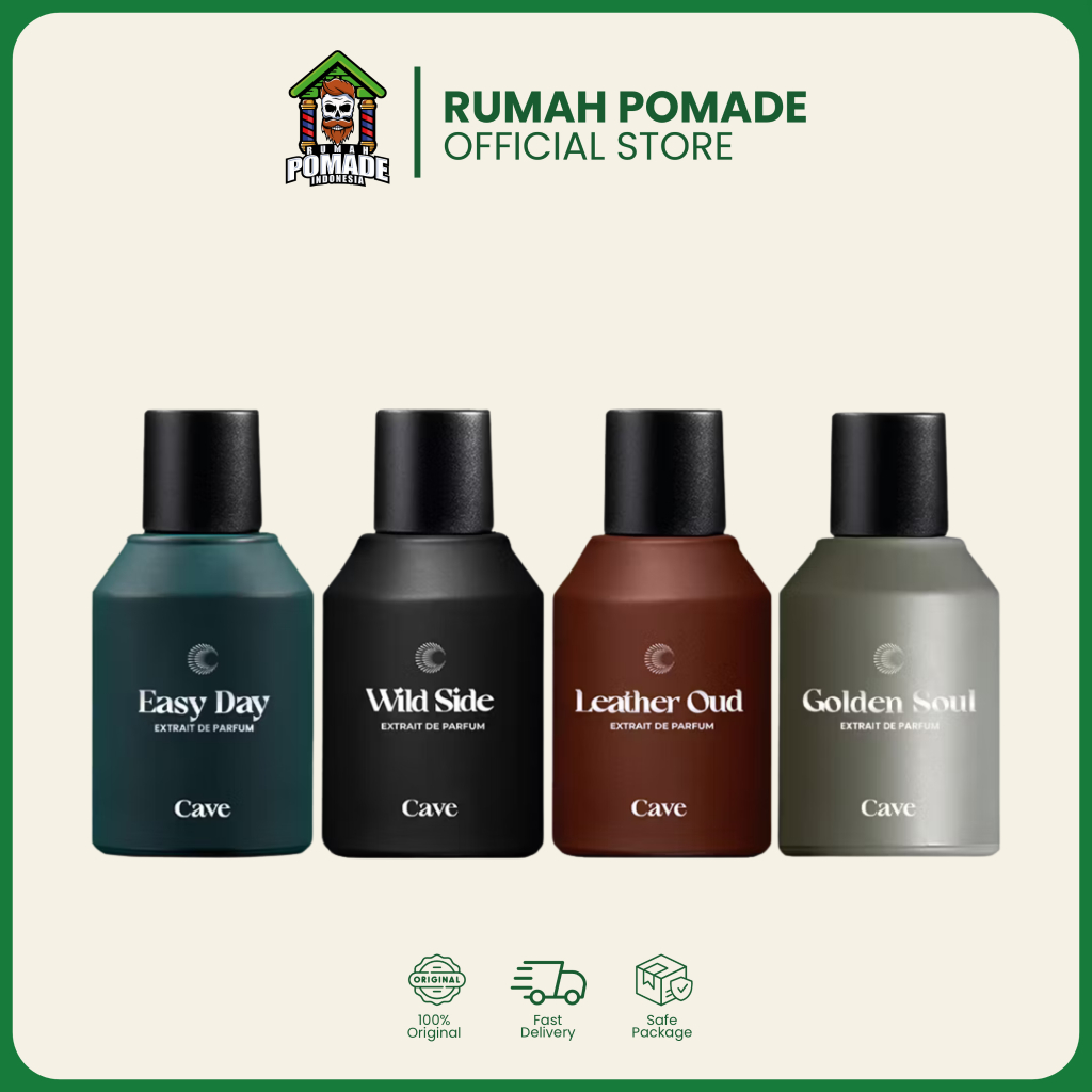Cave Extrait de Parfume 50 Ml - Parfume Pria / Wanita Cave Easy Day/Cave Wild Side/Cave Leather Oud/