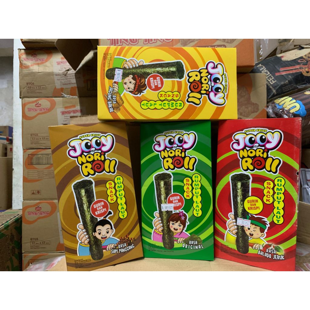 Jooy nori roll isi 12 pcs | Jooy Nori Rumput Laut Roll 1Box