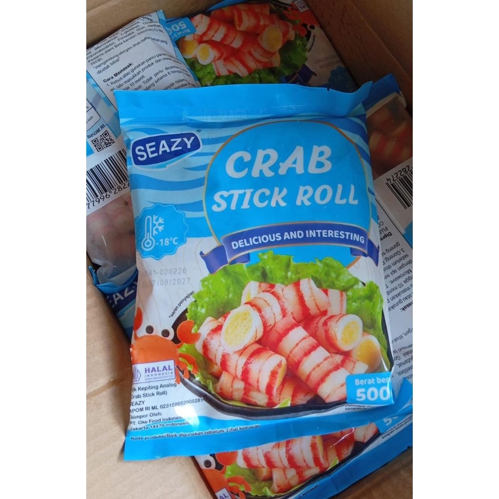 SEAZY Crab Stick Roll 500 gr