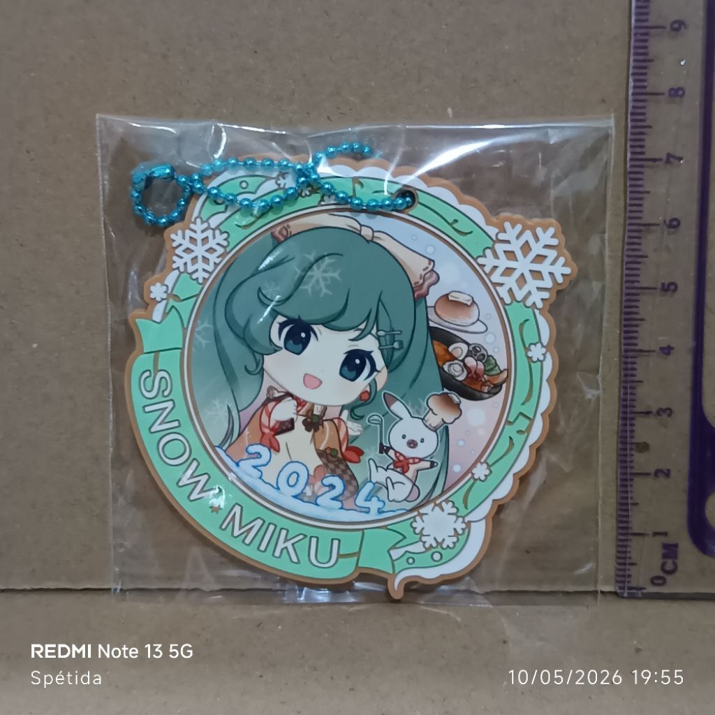 Keychain Snow Miku / 2024 Snow Miku All Stars Rubber Charm Kyun Chara Illustrations "Ichiban Kuji Sn