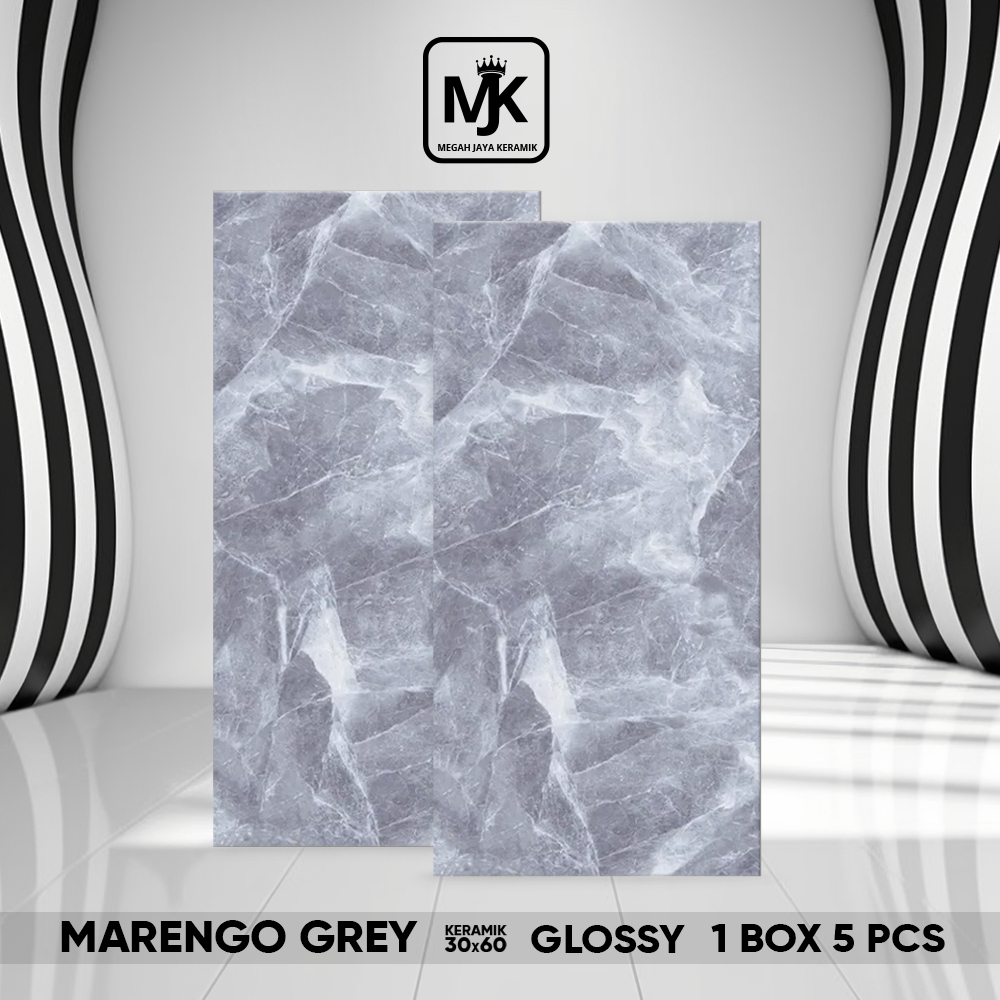Keramik Dinding Marengo Grey 30 x 60
