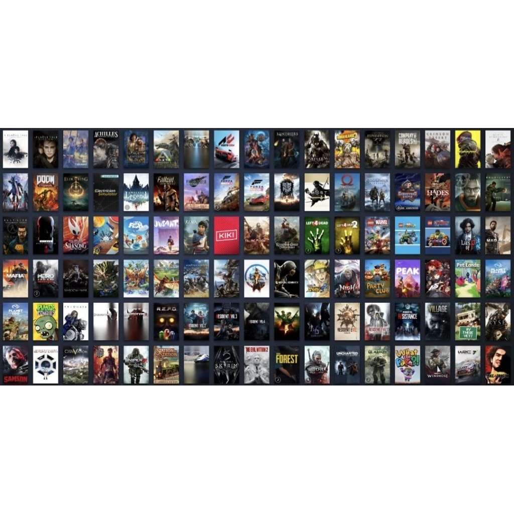 AKUN STEAM SHARING 200+ GAME LIFETIME (1 AKUN BANYAK GAME)