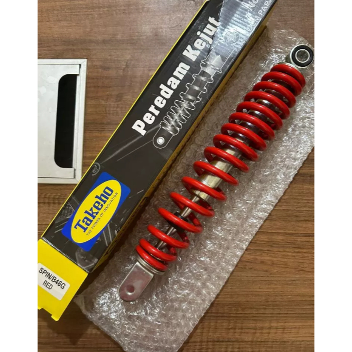 ( TAKEHO RED ) Shockbreaker Spin ( 315 MM ) Absober Belakang Motor