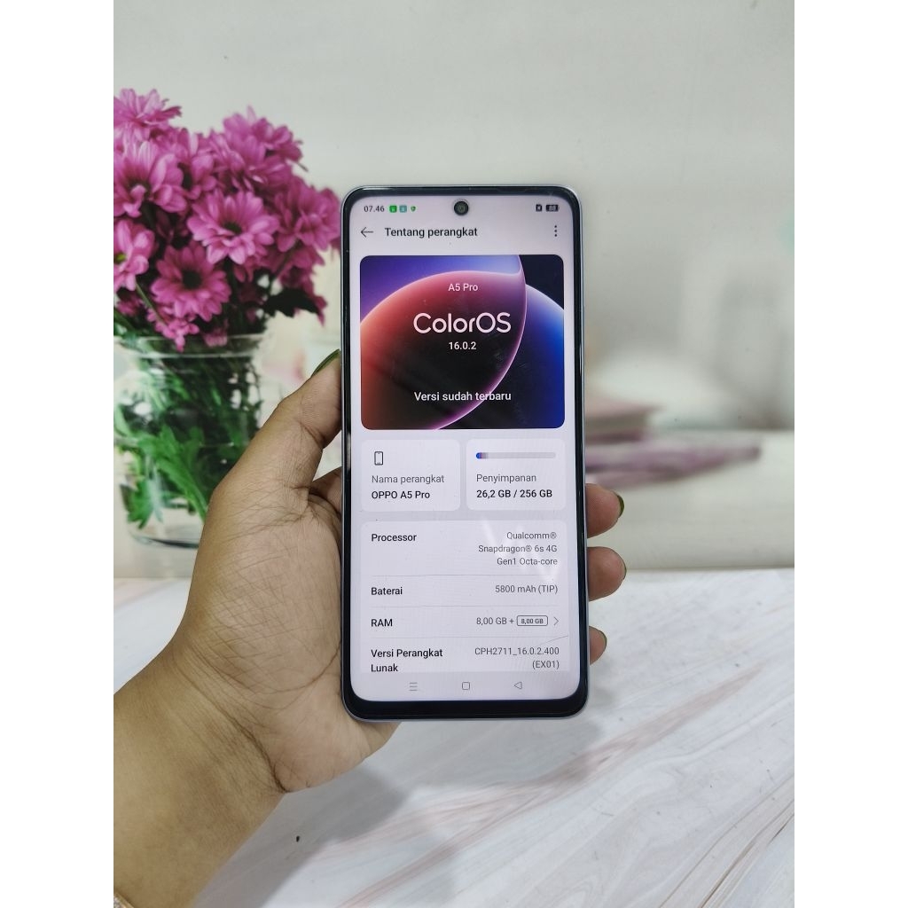 OPPO A5 PRO RAM 8/256 GARANSI RESMI HANDPHONE BEKAS TERMURAH