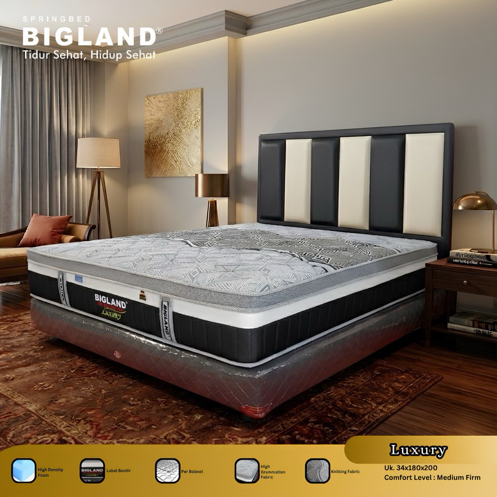 spring bed bigland luxury