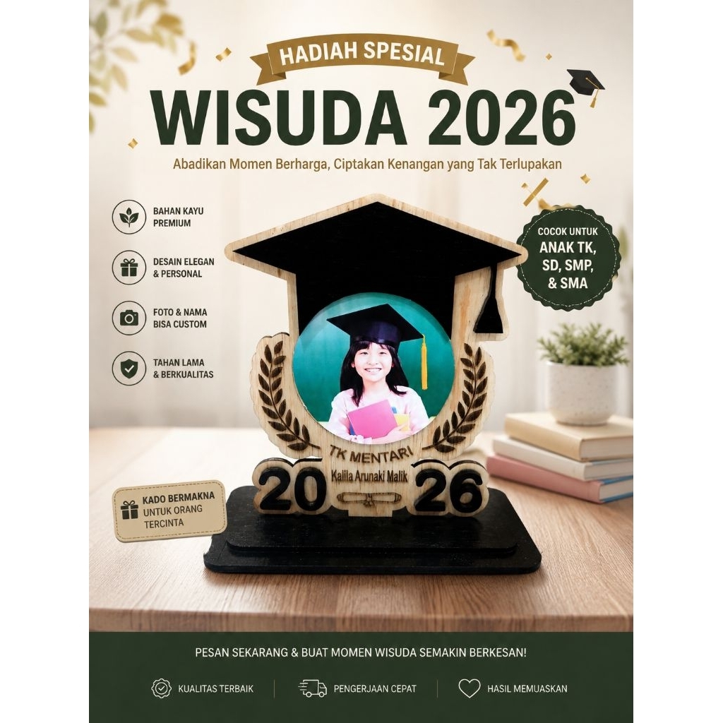 Medali Wisuda TK | Pelakat Wisuda TK | Graduate