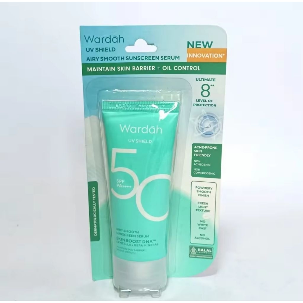 Wardah sunscreen uv shield air smooth sunscreen serum bandet facial foam lightening | sabun muka | s