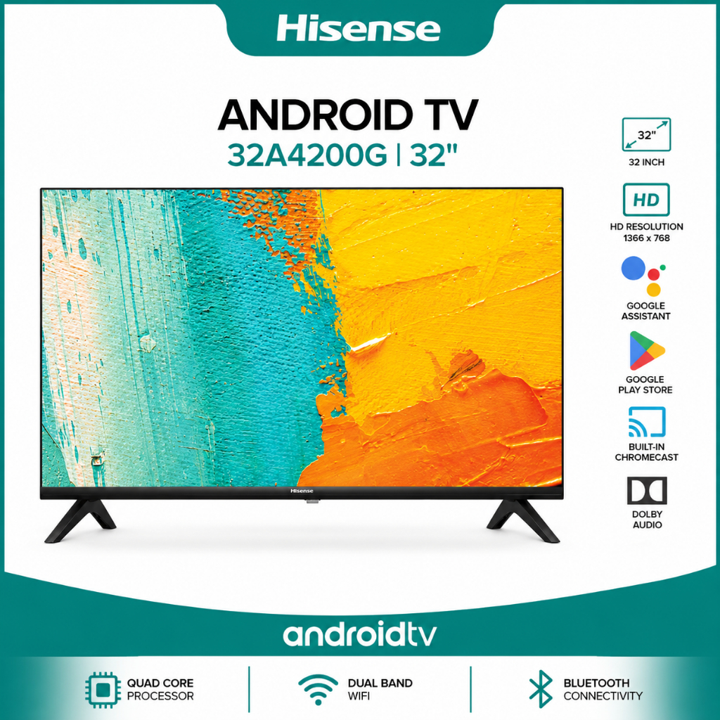 Hisense Android TV 32A4200G 32 inc Google TV