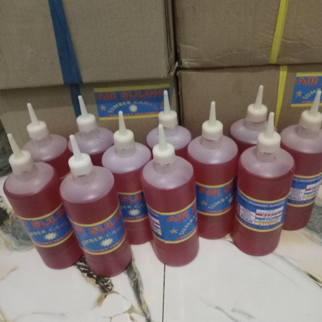 air suling merah/air isi ulang aki basah